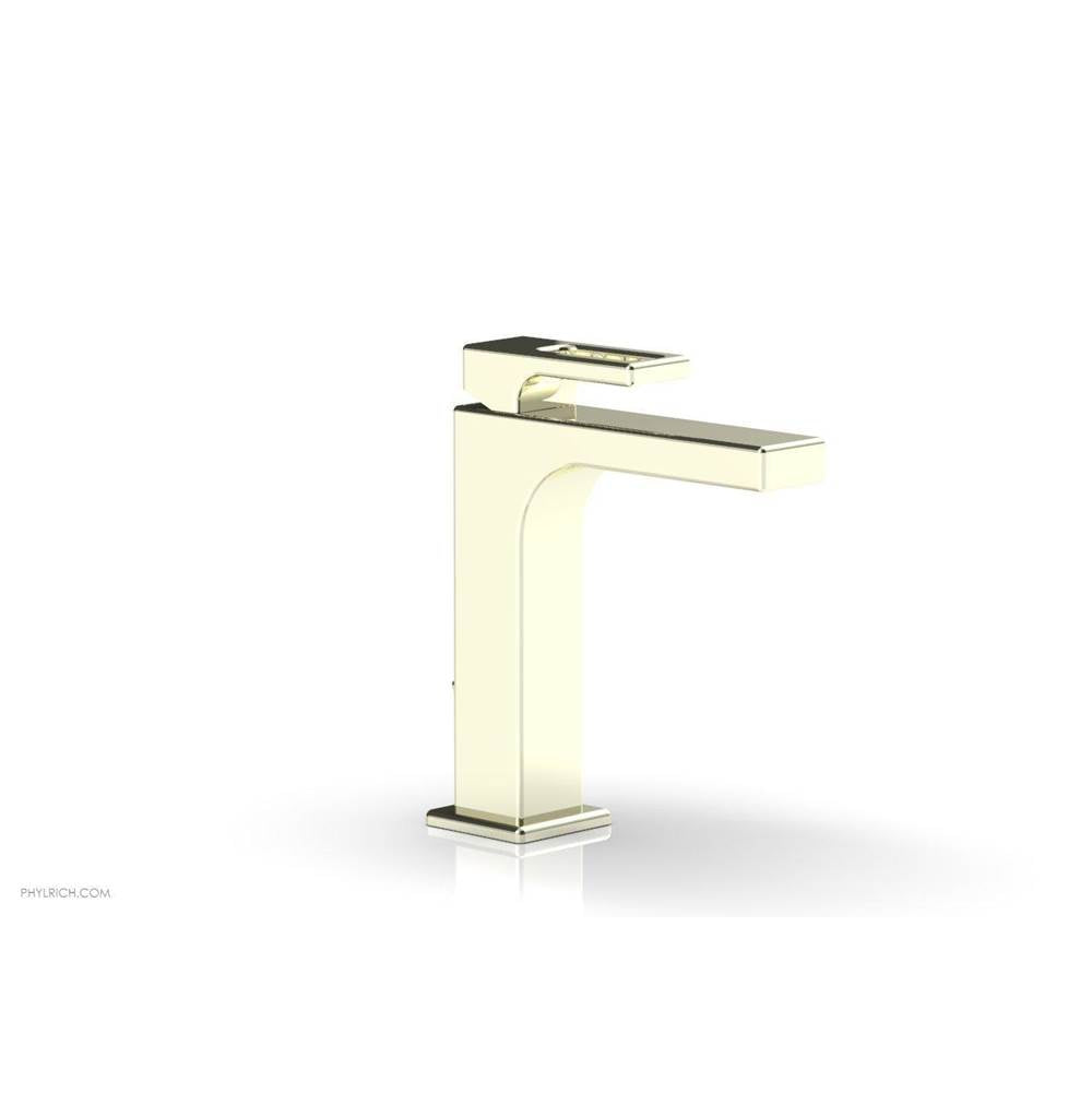 Phylrich - MIX Single Hole Lavatory Faucet Ring Handle 6-3/4'' Height 290-07 - Polished Brass Uncoated