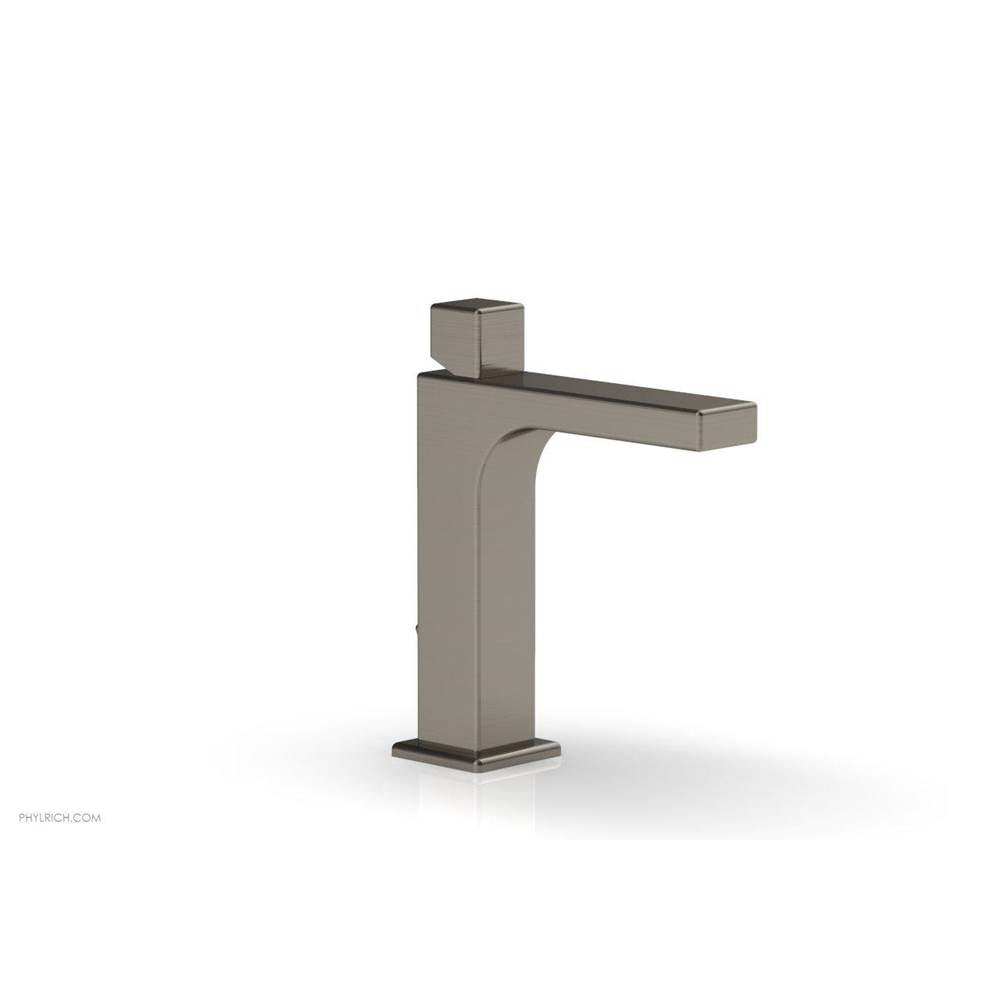 Phylrich - MIX Single Hole Lavatory Faucet Cube Handle 6-3/4'' Height 290-08 - Satin White