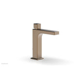 Phylrich - MIX Single Hole Lavatory Faucet Cube Handle 6-3/4'' Height 290-08 - Polished Brass Uncoated