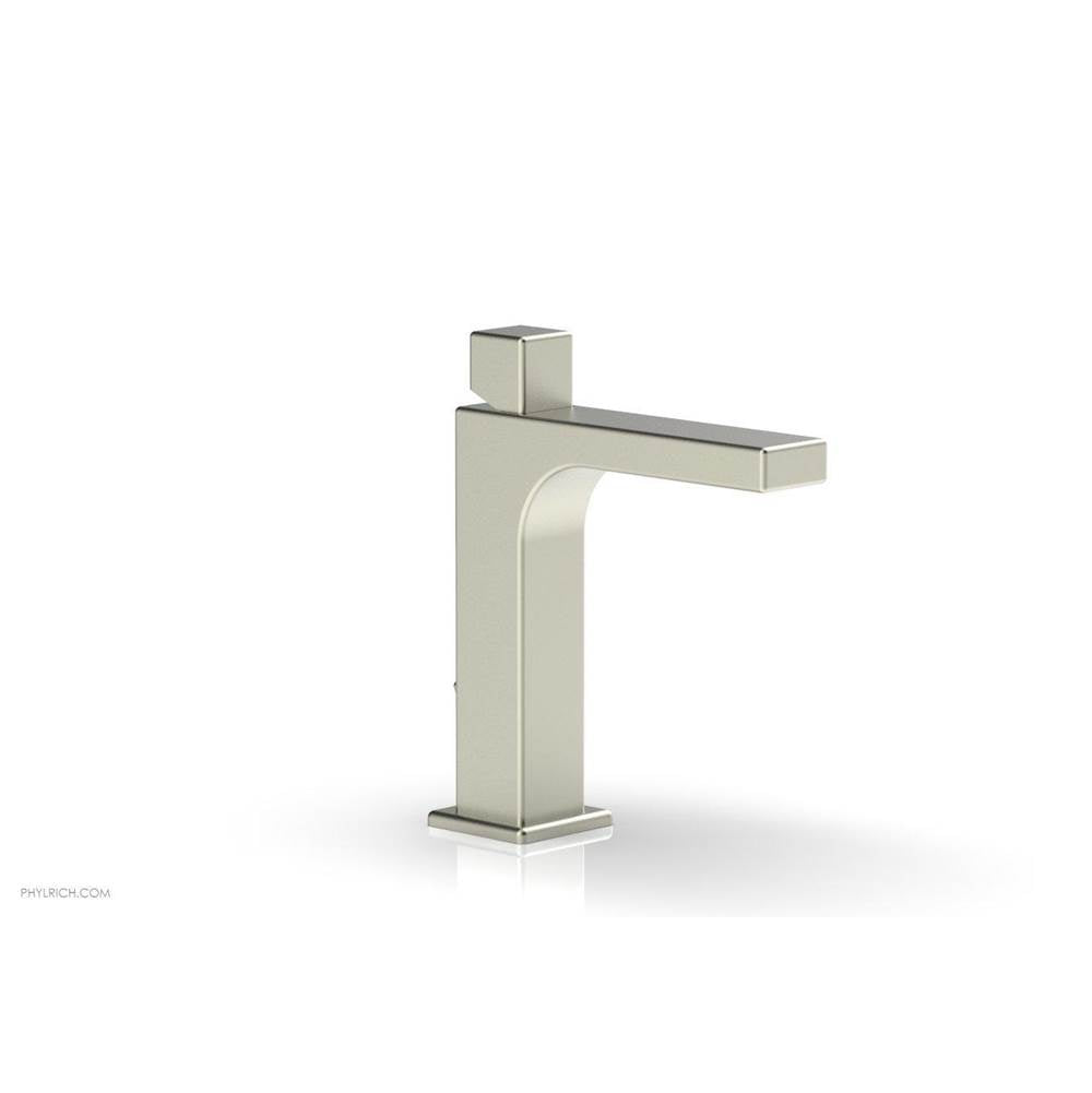 Phylrich - MIX Single Hole Lavatory Faucet Cube Handle 6-3/4'' Height 290-08 - French Brass