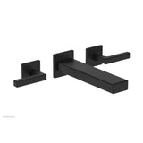 Phylrich - MIX Wall Lavatory Set - Lever Handles 290-12 - Satin Brass