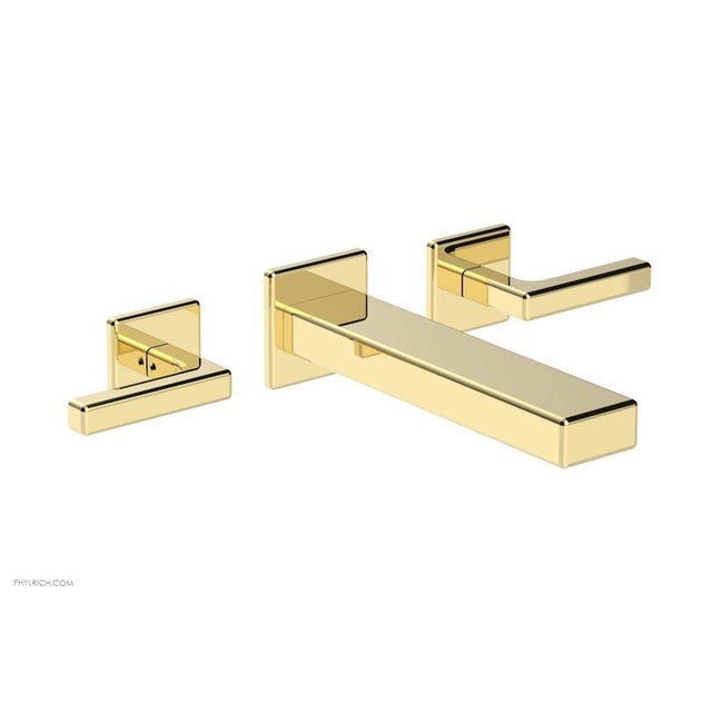 Phylrich - MIX Wall Lavatory Set - Lever Handles 290-12 - French Brass