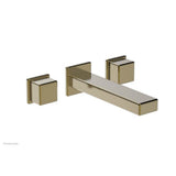 Phylrich - MIX Wall Lavatory Set - Cube Handles 290-14 - Antique Bronze