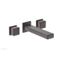 Phylrich - MIX Wall Lavatory Set - Cube Handles 290-14 - Polished Chrome