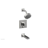 Phylrich - MIX Pressure Balance Tub and Shower Set - Blade Handle 290-26 - Polished Brass Uncoated
