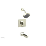 Phylrich - MIX Pressure Balance Tub and Shower Set - Blade Handle 290-26 - Old English Brass