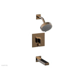 Phylrich - MIX Pressure Balance Tub and Shower Set - Blade Handle 290-26 - Antique Bronze