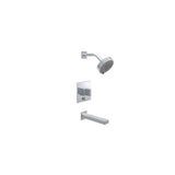 Phylrich - MIX Pressure Balance Tub and Shower Set - Blade Handle 290-26 - Polished Nickel