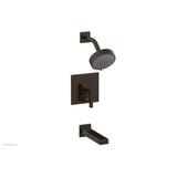 Phylrich - MIX Pressure Balance Tub and Shower Set - Lever Handle 290-27 - Antique Bronze
