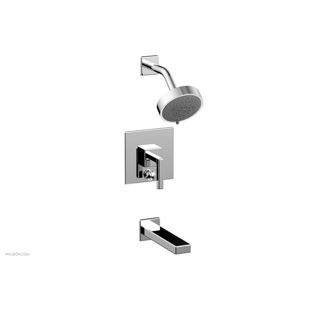 Phylrich - MIX Pressure Balance Tub and Shower Set - Lever Handle 290-27 - Matte Black