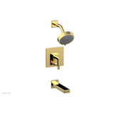 Phylrich - MIX Pressure Balance Tub and Shower Set - Lever Handle 290-27 - Satin Gold