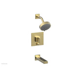 Phylrich - MIX Pressure Balance Tub and Shower Set - Ring Handle 290-28 - Polished Chrome