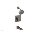 Phylrich - MIX Pressure Balance Tub and Shower Set - Cube Handle 290-29 - Pewter