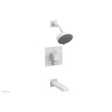 Phylrich - MIX Pressure Balance Tub and Shower Set - Cube Handle 290-29 - Satin White