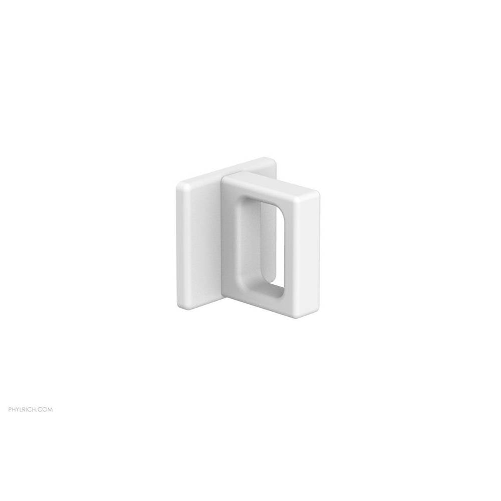 Phylrich - MIX Volume Control/Diverter Trim - Ring Handle 290-37 - Satin White