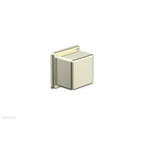 Phylrich - MIX Volume Control/Diverter Trim - Cube Handle 290-38 - Polished Brass Uncoated