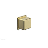 Phylrich - MIX Volume Control/Diverter Trim - Cube Handle 290-38 - Old English Brass