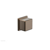 Phylrich - MIX Volume Control/Diverter Trim - Cube Handle 290-38 - Antique Brass