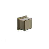 Phylrich - MIX Volume Control/Diverter Trim - Cube Handle 290-38 - Antique Bronze