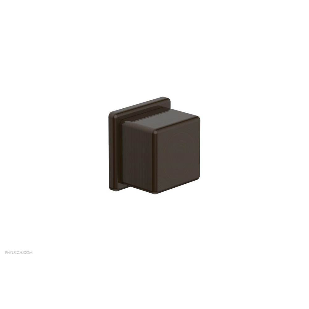 Phylrich - MIX Volume Control/Diverter Trim - Cube Handle 290-38 - Oil Rubbed Bronze