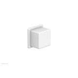 Phylrich - MIX Volume Control/Diverter Trim - Cube Handle 290-38 - Satin White