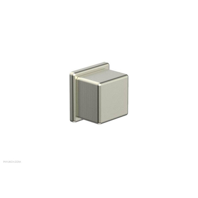 Phylrich - MIX Volume Control/Diverter Trim - Cube Handle 290-38 - French Brass
