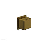 Phylrich - MIX Volume Control/Diverter Trim - Cube Handle 290-38 - Satin Gold