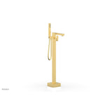 Phylrich - Floor Mt Tub Filler  Square - Burnished Gold