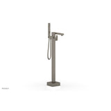 Phylrich - Floor Mt Tub Filler  Square - Pewter