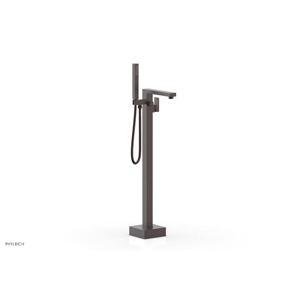 Phylrich - Floor Mt Tub Filler  Square - Weathered Copper