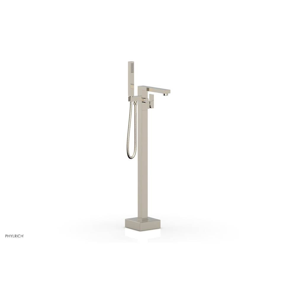 Phylrich - Floor Mt Tub Filler  Square - Polished Nickel