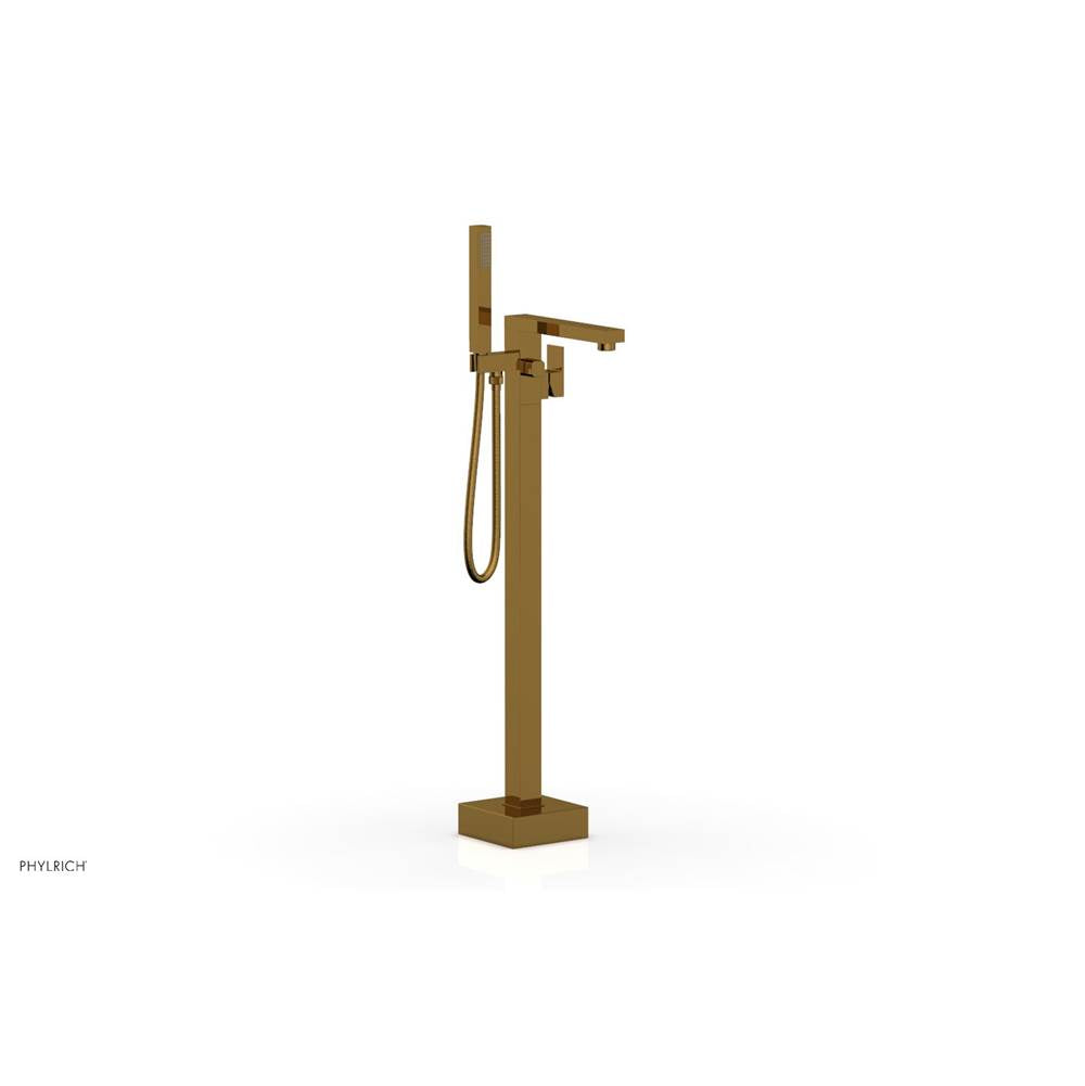 Phylrich - Floor Mt Tub Filler  Square - French Brass