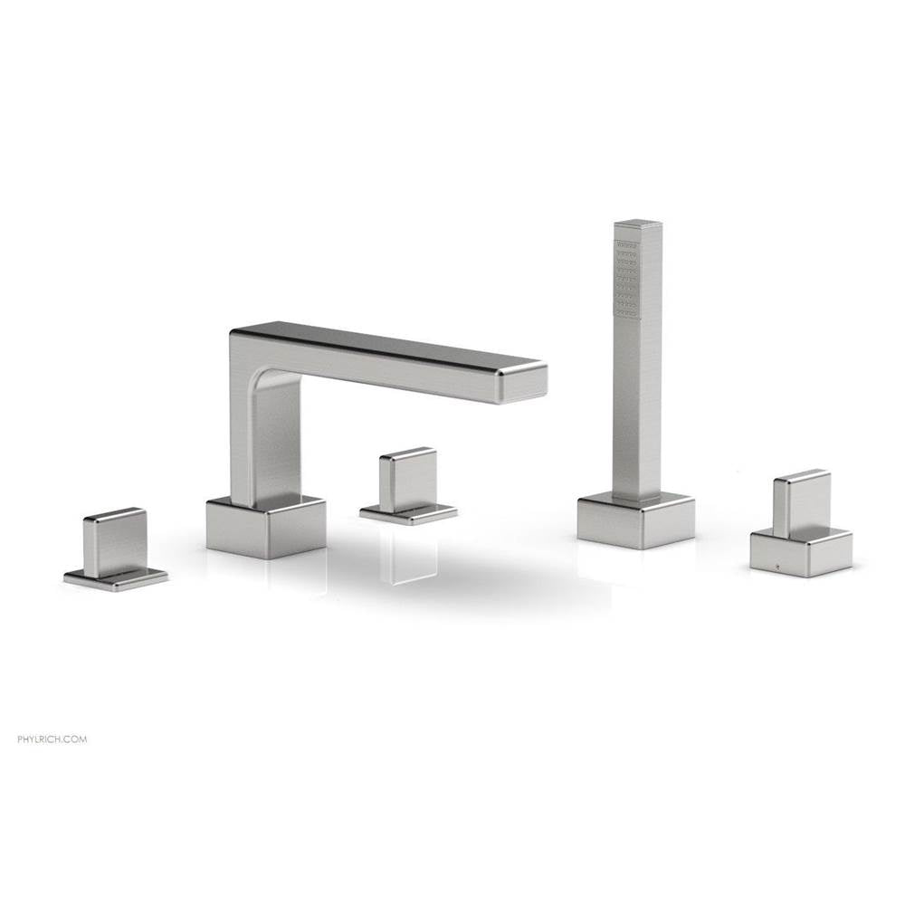 Phylrich - Deck Tub W H/S, Blade - Satin chrome