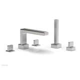Phylrich - Deck Tub W H/S, Blade - Satin chrome