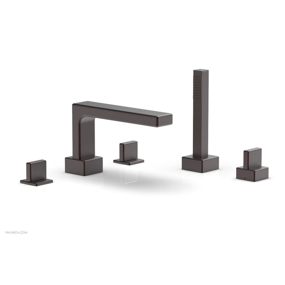 Phylrich - Deck Tub W H/S, Blade - Weathered Copper