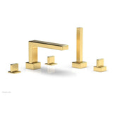 Phylrich - Deck Tub W H/S, Blade - Satin Gold