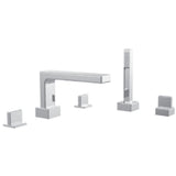 Phylrich - Deck Tub W H/S, Blade - Polished Chrome