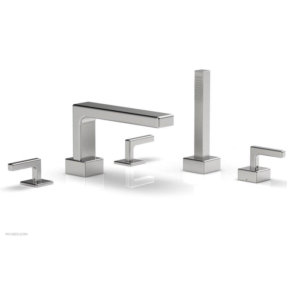 Phylrich - Deck Tub W H/S, Lever - Satin chrome