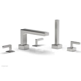 Phylrich - Deck Tub W H/S, Lever - Satin chrome