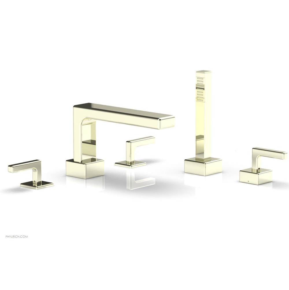 Phylrich - Deck Tub W H/S, Lever - Burnished Nickel