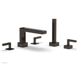 Phylrich - Deck Tub W H/S, Lever - Antique Bronze