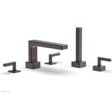 Phylrich - Deck Tub W H/S, Lever - Weathered Copper