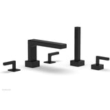 Phylrich - Deck Tub W H/S, Lever - Matte Black