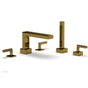 Phylrich - Deck Tub W H/S, Lever - French Brass