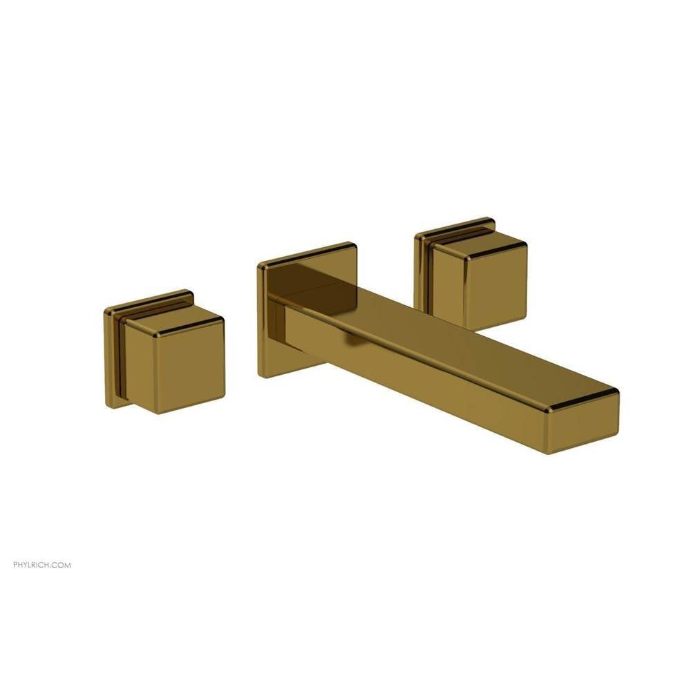 Phylrich - Wall Tub To, Cube Hdl - French Brass