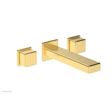 Phylrich - Wall Tub To, Cube Hdl - Satin Gold