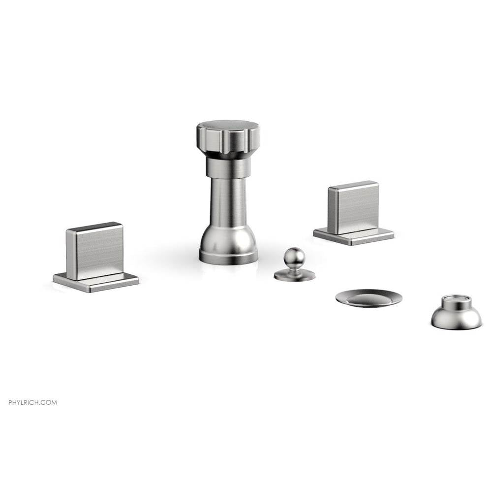 Phylrich - 4 Hole Bidet Blade Hdl - Satin chrome
