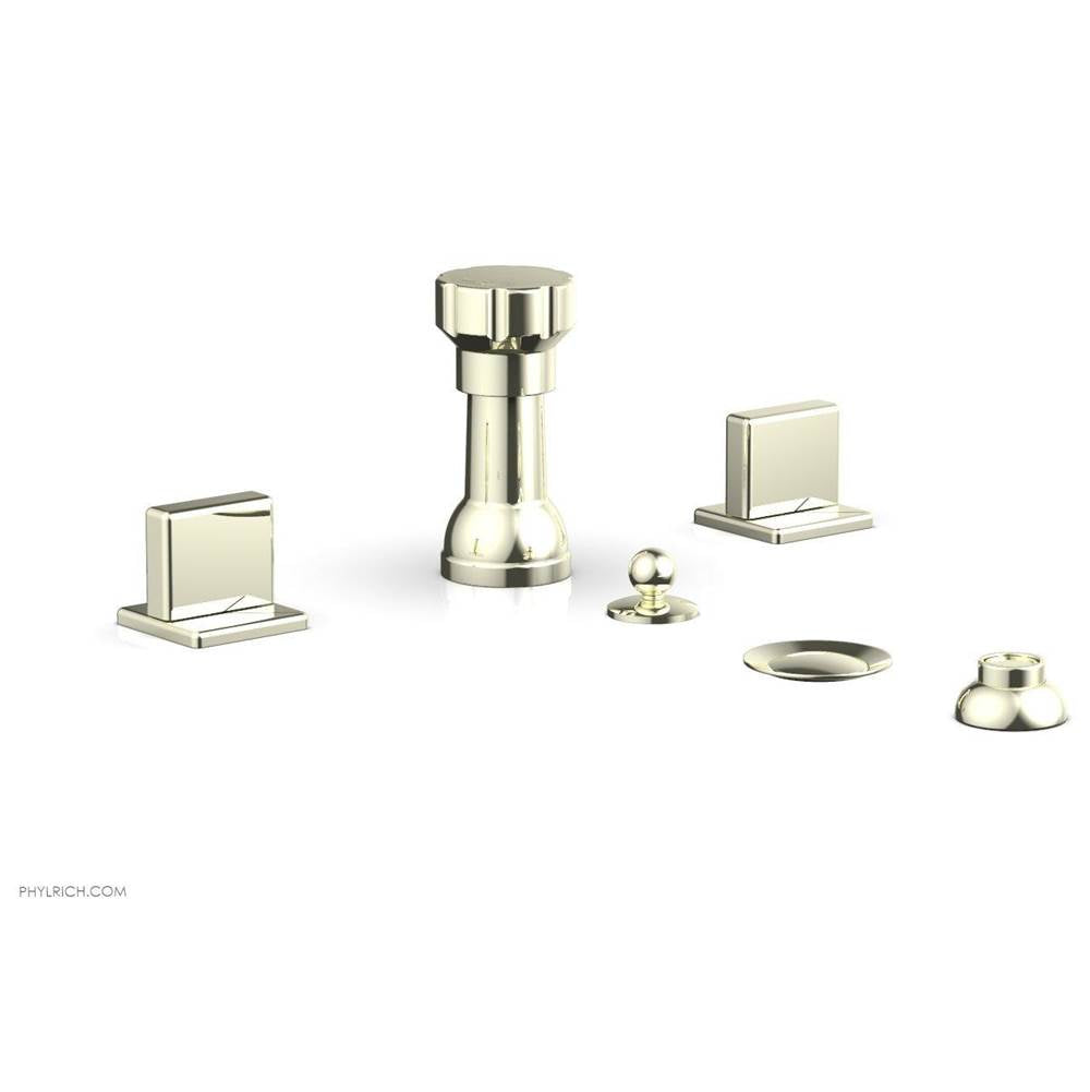 Phylrich - 4 Hole Bidet Blade Hdl - Burnished Nickel