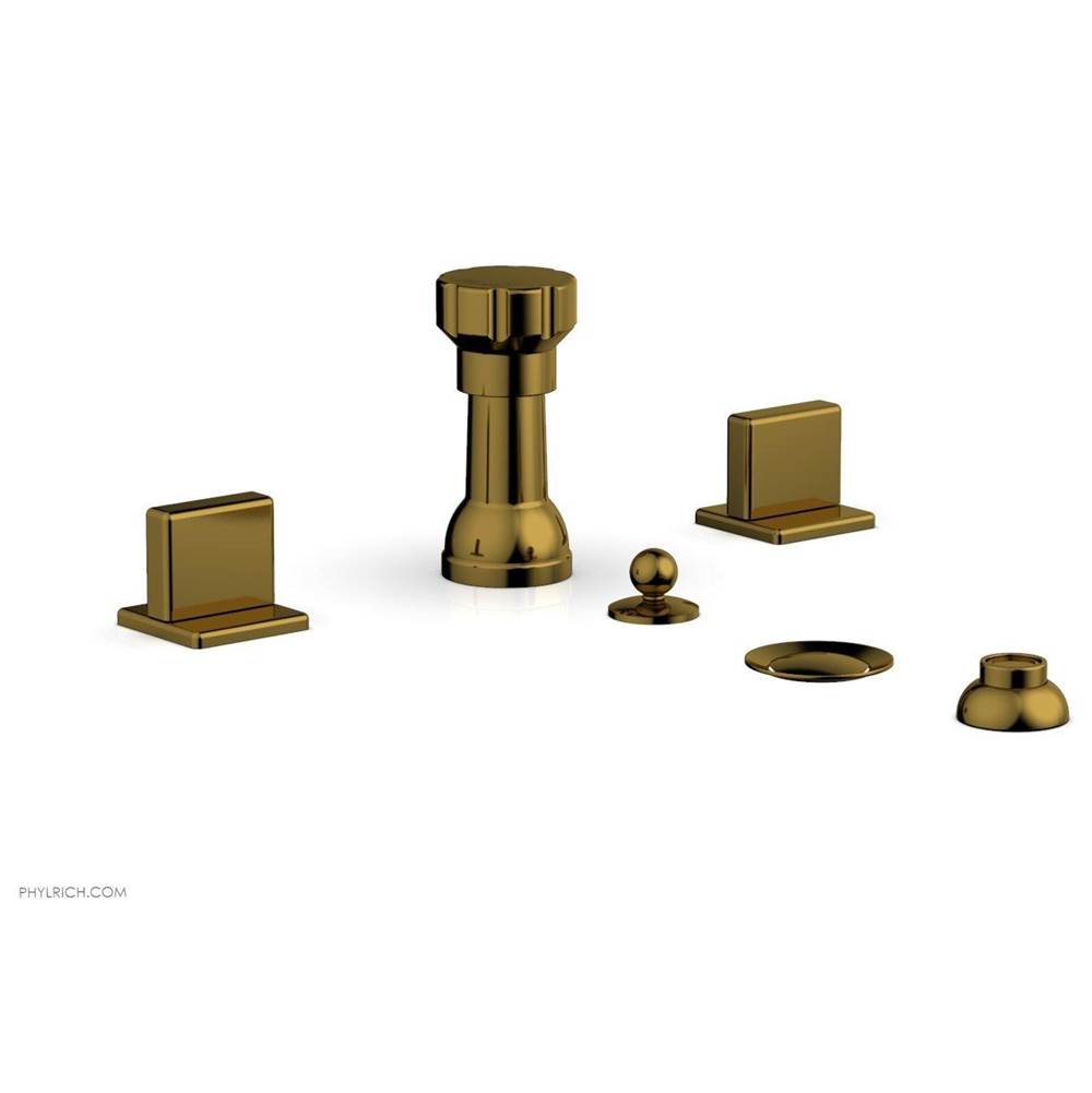Phylrich - 4 Hole Bidet Blade Hdl - French Brass