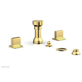 Phylrich - 4 Hole Bidet Blade Hdl - Satin Gold